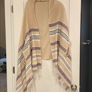 J.Crew Striped Shrug/Kimono - One Size